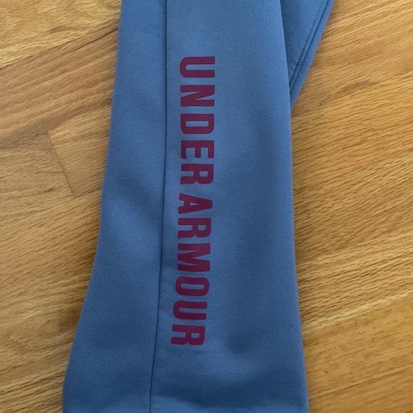 Youth Large Blue Under Armour Fleece Pants - Picture 5 of 5